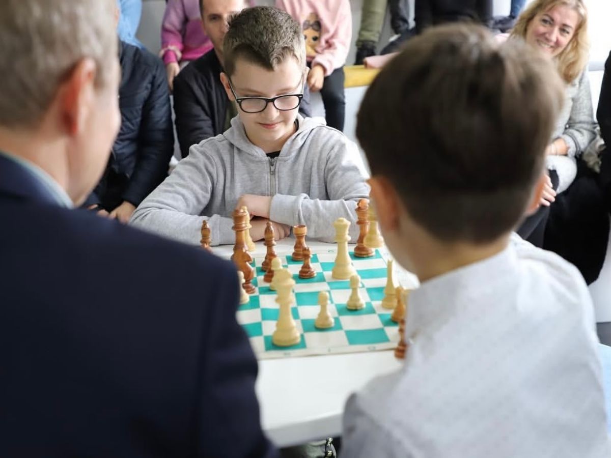 Photo from the fifth chess competition for primary school pupils